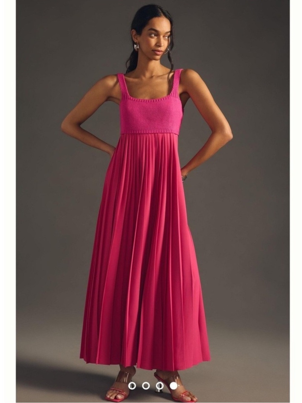 NWT Anthropologie Mare Mare Pleated Dress Small